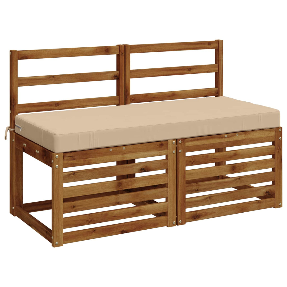 Bankkussen SOEST 100% Polyester Crèmekleurig 110 x 50 x 8 cm