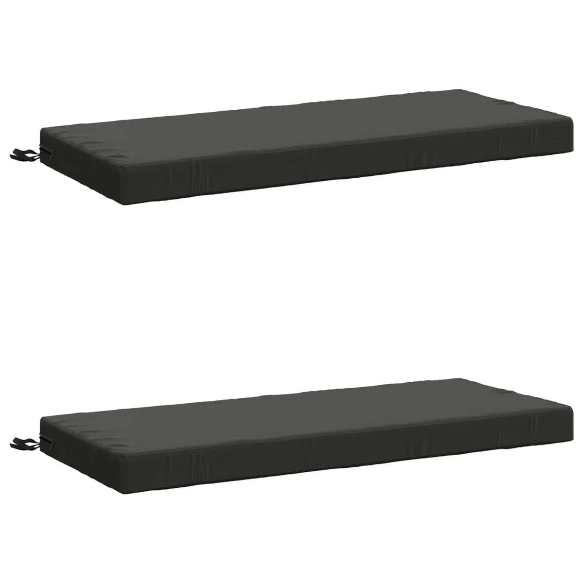 2-delige Bankkussens SOEST 2 st 100% Polyester Antraciet
