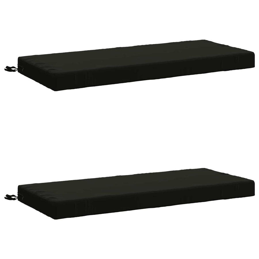 2-delige Bankkussens SOEST 2 st 100% Polyester Zwart