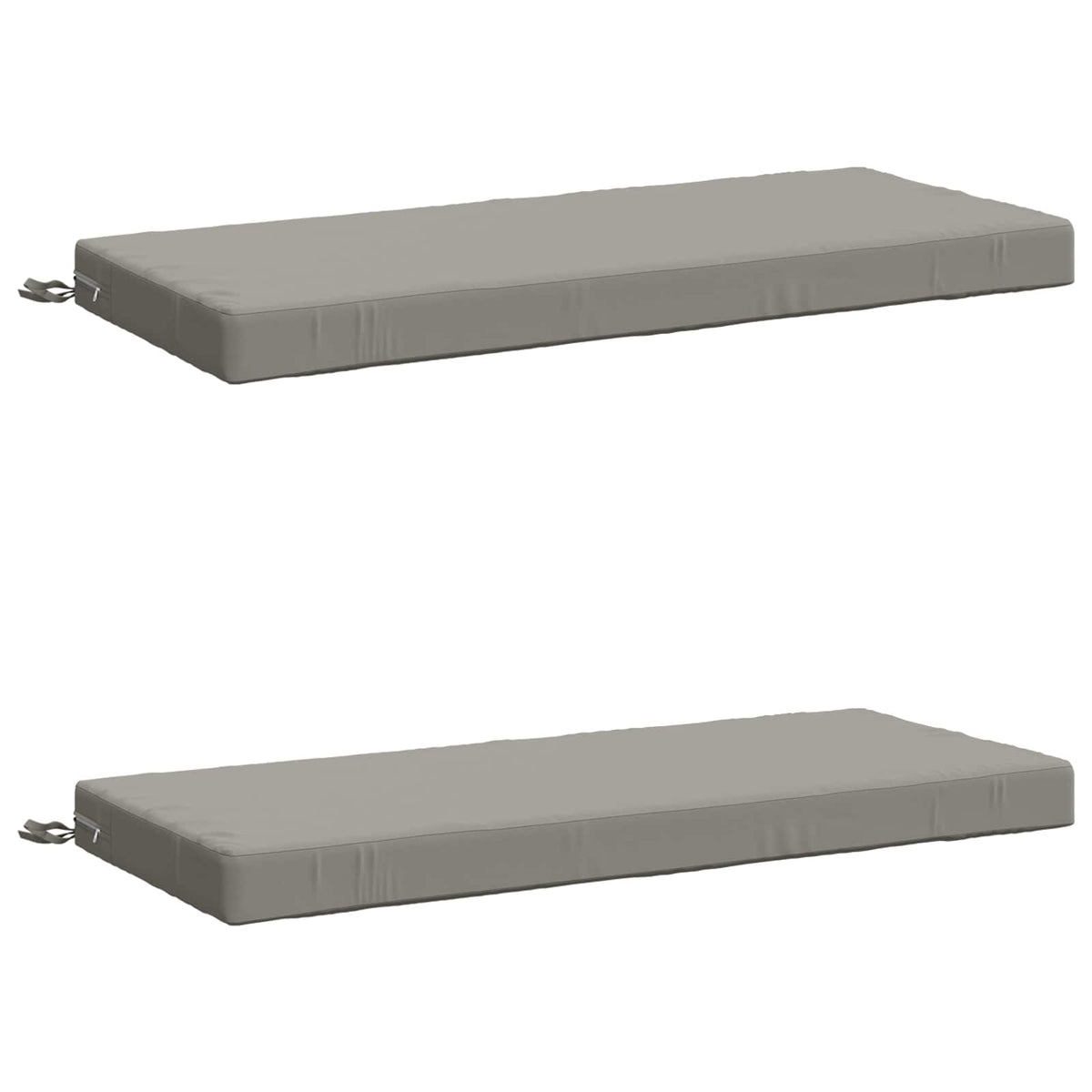 2-delige Bankkussens SOEST 2 st 100% Polyester Grijs