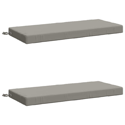 2-delige Bankkussens SOEST 2 st 100% Polyester Grijs