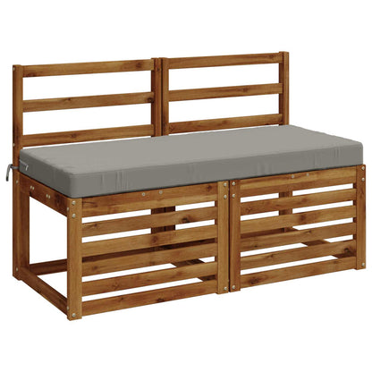 2-delige Bankkussens SOEST 2 st 100% Polyester Grijs