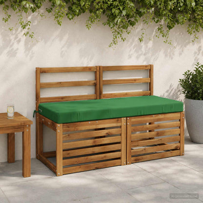 2-delige Bankkussens SOEST 2 st 100% Polyester Groen