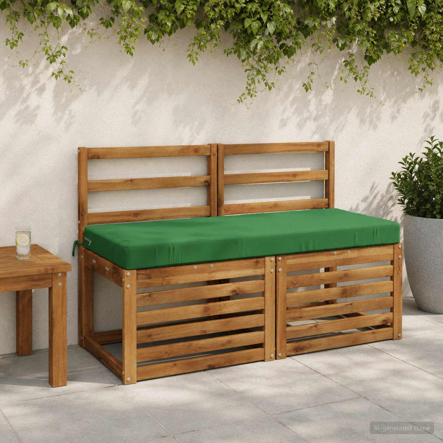 Bankkussen SOEST 100% Polyester Groen 120 x 50 x 8 cm