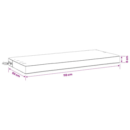 Bankkussen SOEST 100% Polyester Groen 110 x 50 x 8 cm