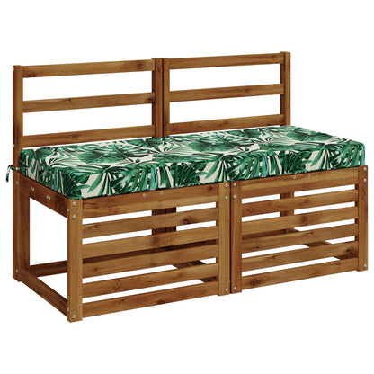 Bankkussen SOEST 100% Polyester Bladpatroon 110 x 50 x 8 cm