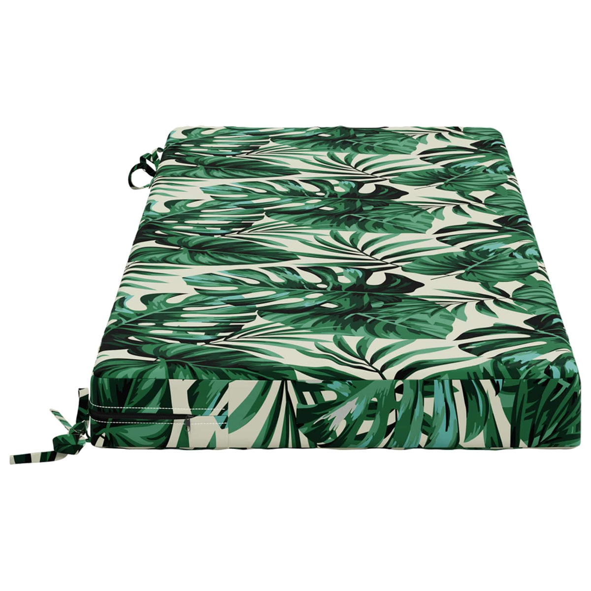 Bankkussen SOEST 100% Polyester Bladpatroon 110 x 50 x 8 cm