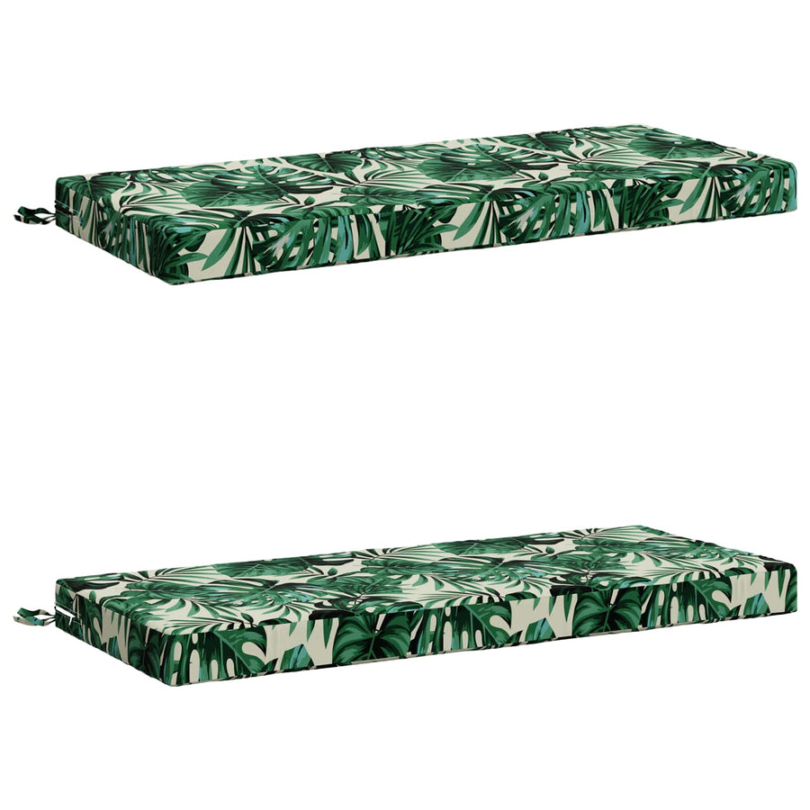 2-delige Bankkussens SOEST 2 st 100% Polyester Bladpatroon