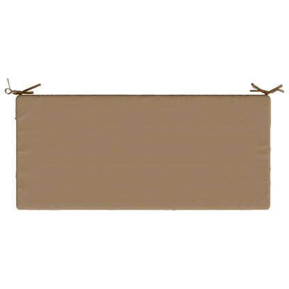Bankkussen SOEST 100% Polyester Taupe 110 x 50 x 8 cm
