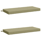 Bankkussens 2 stuks lichtgroen polyester
