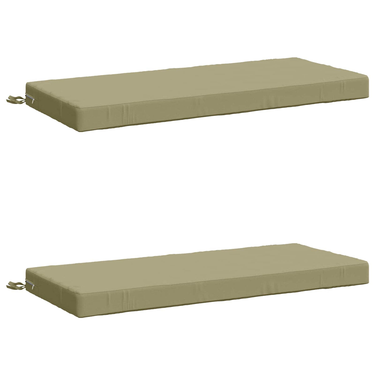 2-delige Bankkussens SOEST 2 st 100% Polyester Lichtgroen
