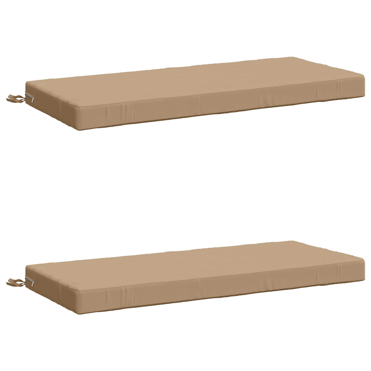 2-delige Bankkussens SOEST 2 st 100% Polyester Zand