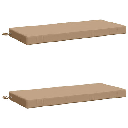 2-delige Bankkussens SOEST 2 st 100% Polyester Zand