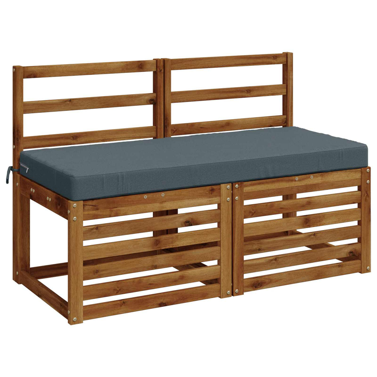 2-delige Bankkussens SOEST 2 st 100% Polyester Blauw