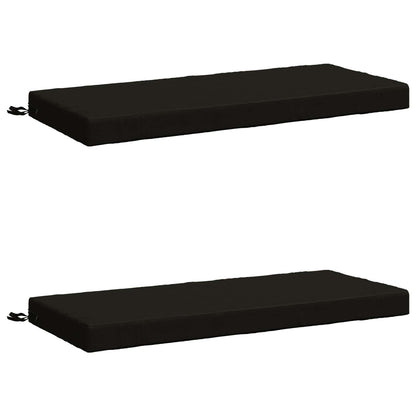 2-delige Bankkussens SOEST 2 st 100% Polyester Zwart