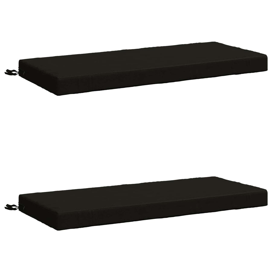 2-delige Bankkussens SOEST 2 st 100% Polyester Zwart