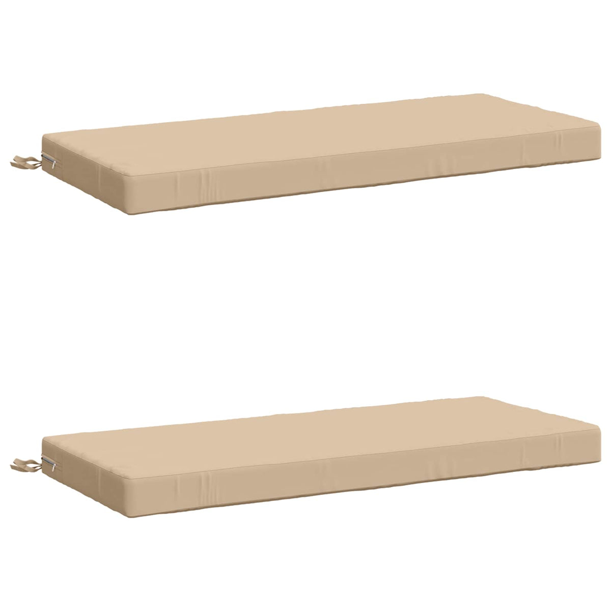 2-delige Bankkussens SOEST 2 st 100% Polyester Crèmekleurig