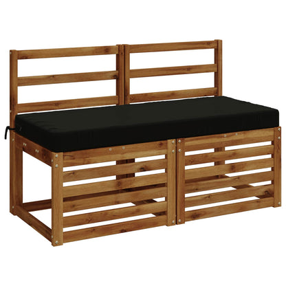 Bankkussen SOEST 100% Polyester Zwart 120 x 50 x 8 cm