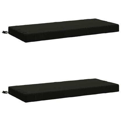 2-delige Bankkussens SOEST 2 st 100% Polyester Zwart
