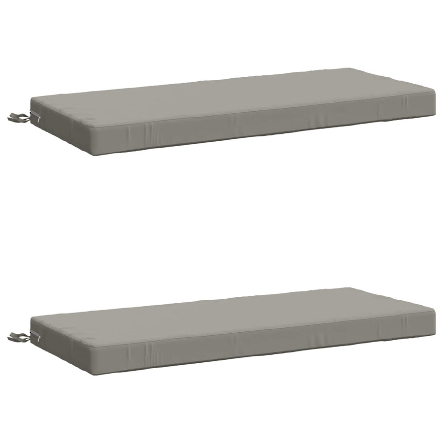 2-delige Bankkussens SOEST 2 st 100% Polyester Grijs
