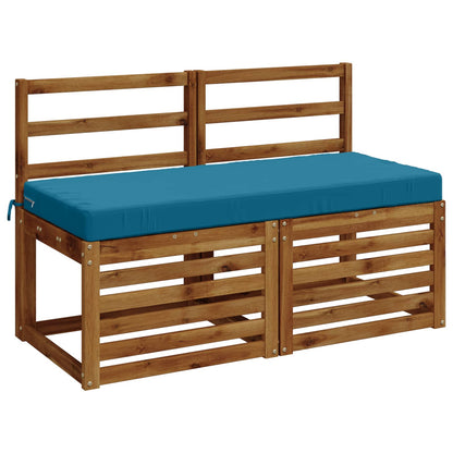 Bankkussen SOEST 100% Polyester Lichtblauw 120 x 50 x 8 cm