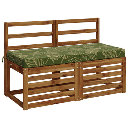 Bankkussen SOEST 100% Polyester Bladontwerp 120 x 50 x 8 cm
