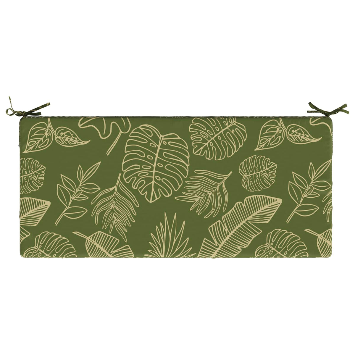 Bankkussen SOEST 100% Polyester Bladontwerp 120 x 50 x 8 cm