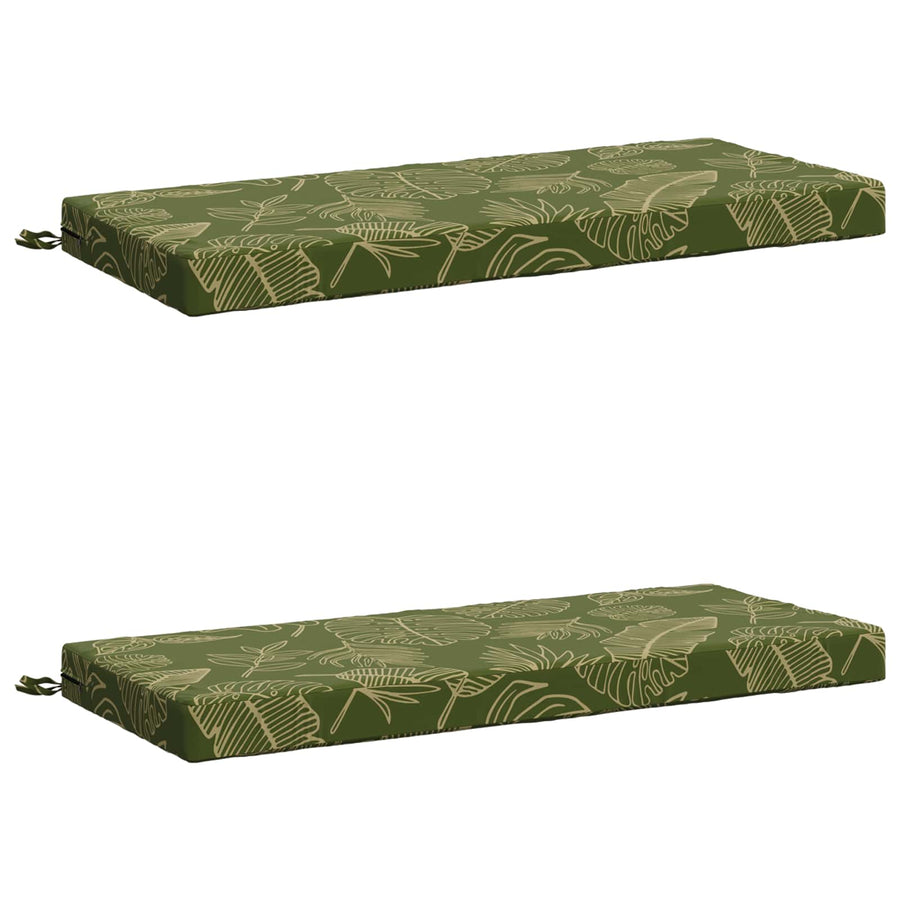 2-delige Bankkussens SOEST 2 st 100% Polyester Bladontwerp