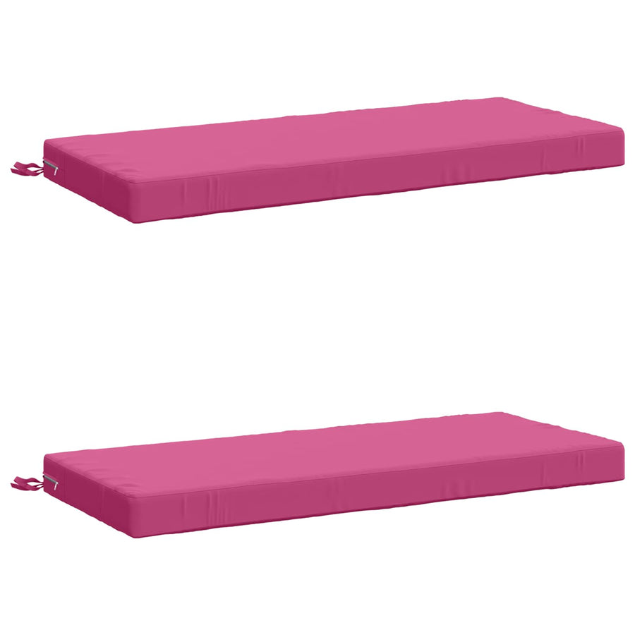 2-delige Bankkussens SOEST 2 st 100% Polyester Roze