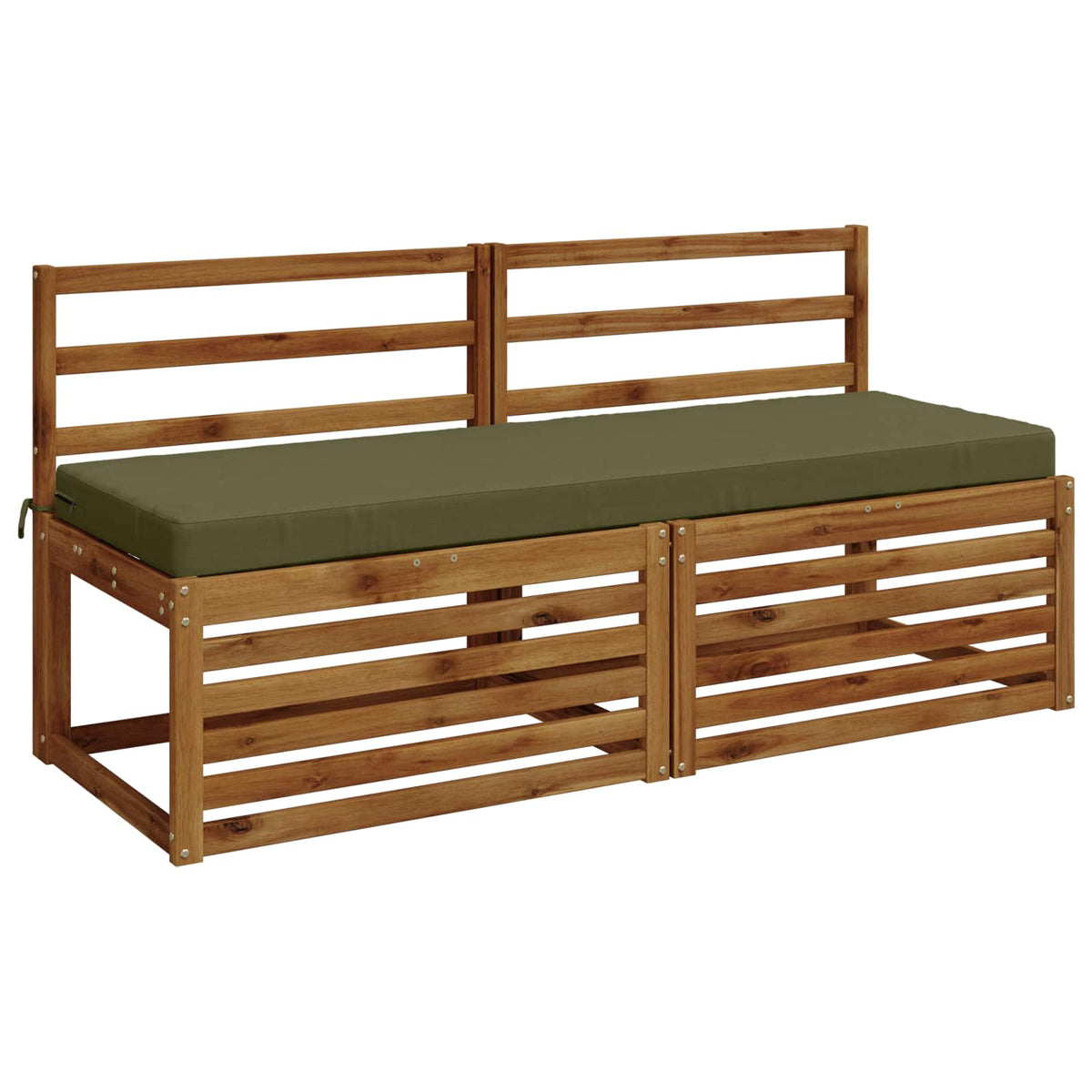 Bankkussen SOEST 100% Polyester Olijfgroen 140 x 50 x 8 cm