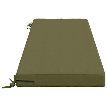 Bankkussen SOEST 100% Polyester Olijfgroen 140 x 50 x 8 cm