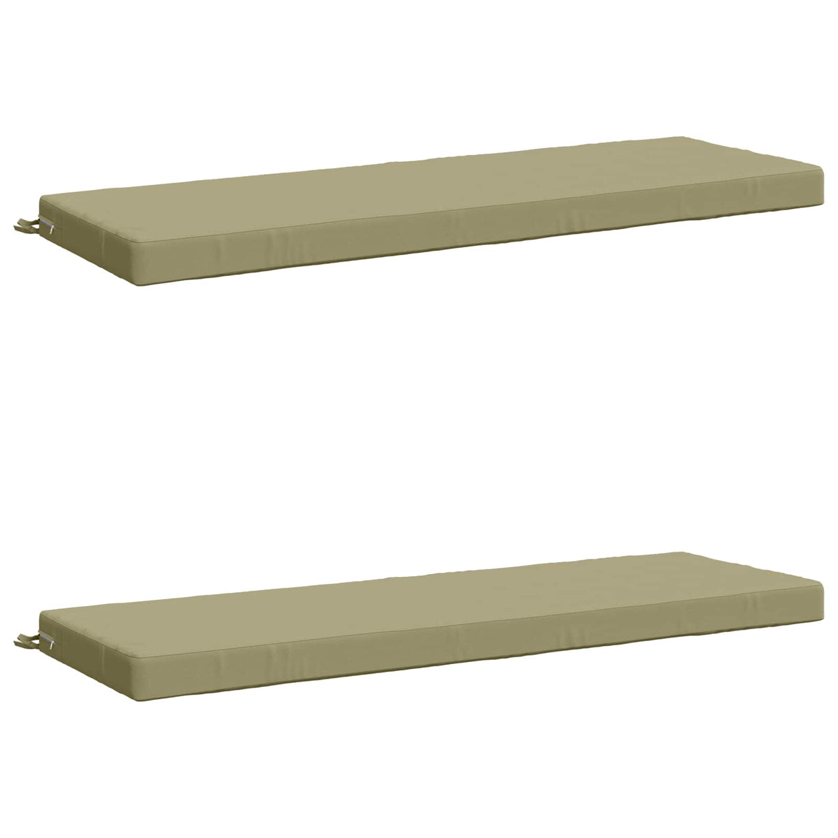 2-delige Bankkussens SOEST 2 st 100% Polyester Lichtgroen