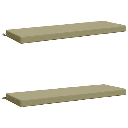 2-delige Bankkussens SOEST 2 st 100% Polyester Lichtgroen