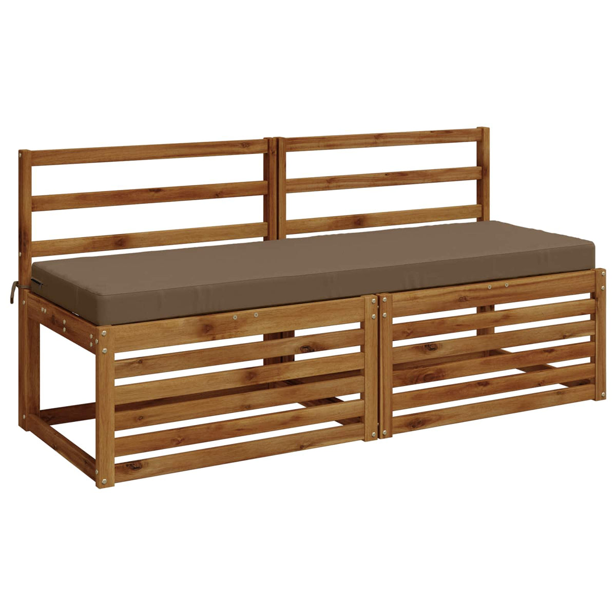 2-delige Bankkussens SOEST 2 st 100% Polyester Taupe