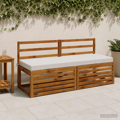 Bankkussen SOEST 100% Polyester Wit 140 x 50 x 8 cm