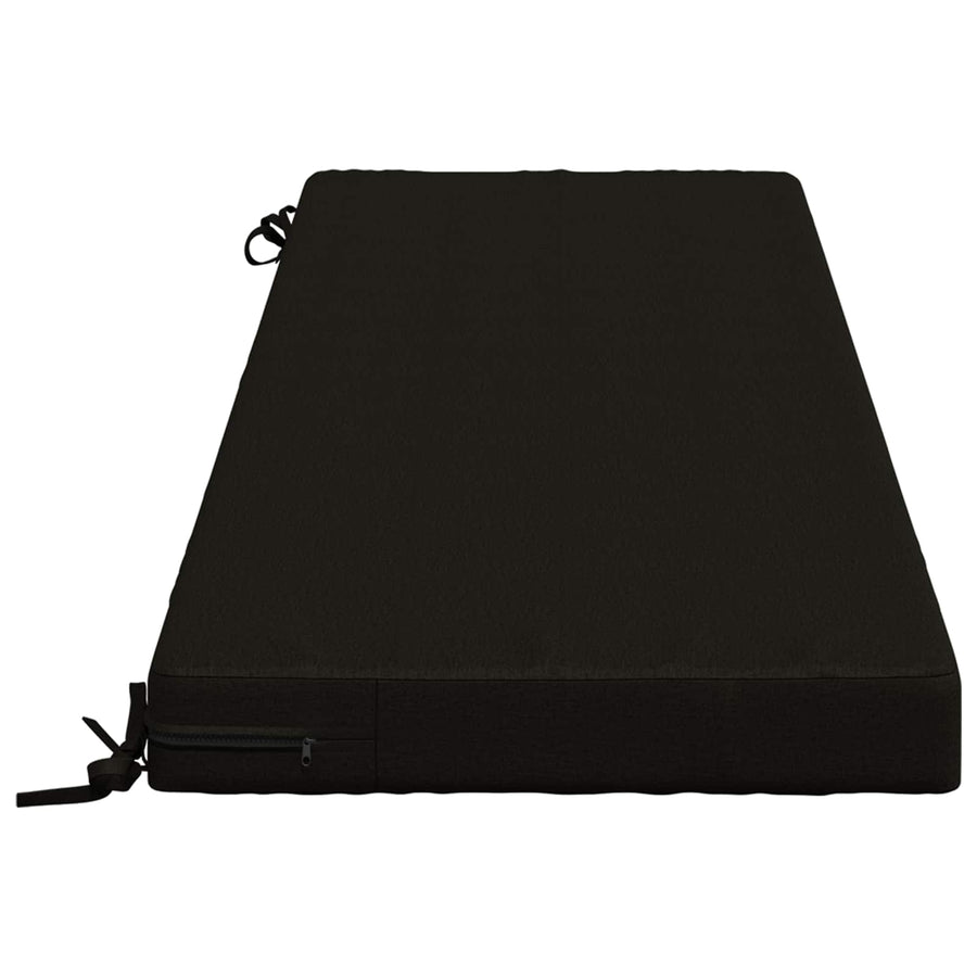 Bankkussen SOEST 100% Polyester Zwart 140 x 50 x 8 cm