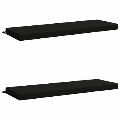 2-delige Bankkussens SOEST 2 st 100% Polyester Zwart