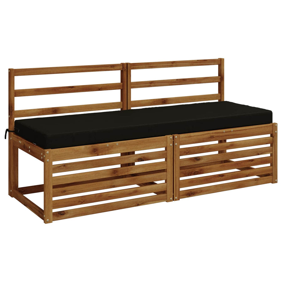 2-delige Bankkussens SOEST 2 st 100% Polyester Zwart