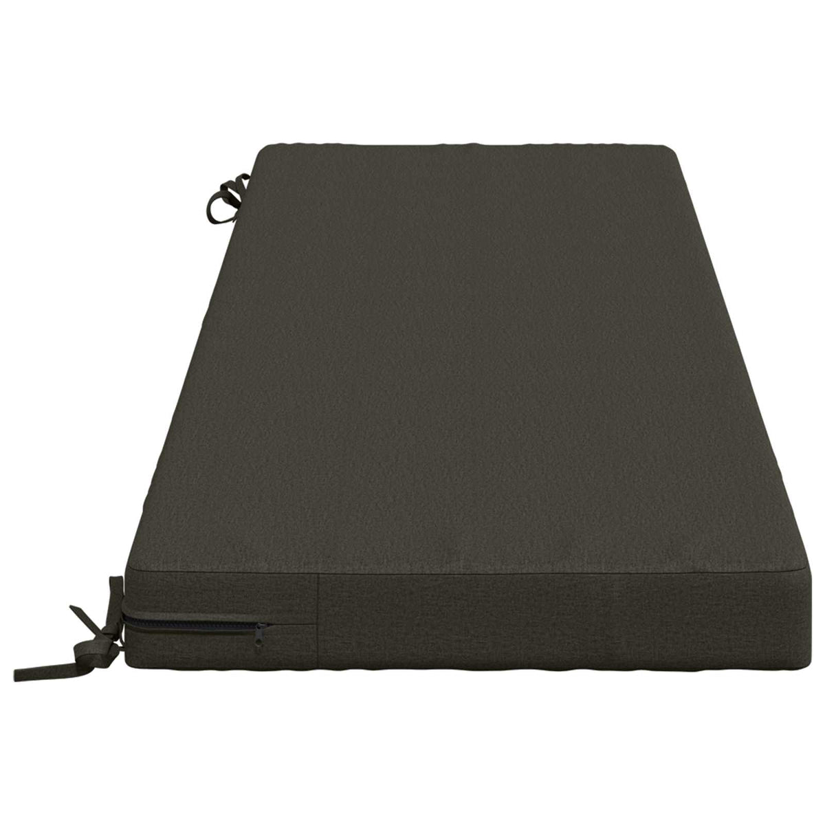 Bankkussen SOEST 100% Polyester Antraciet 140 x 50 x 8 cm