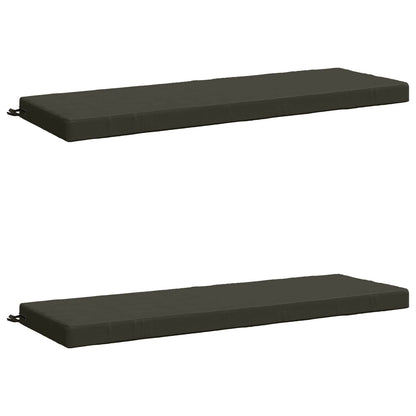 2-delige Bankkussens SOEST 2 st 100% Polyester Antraciet