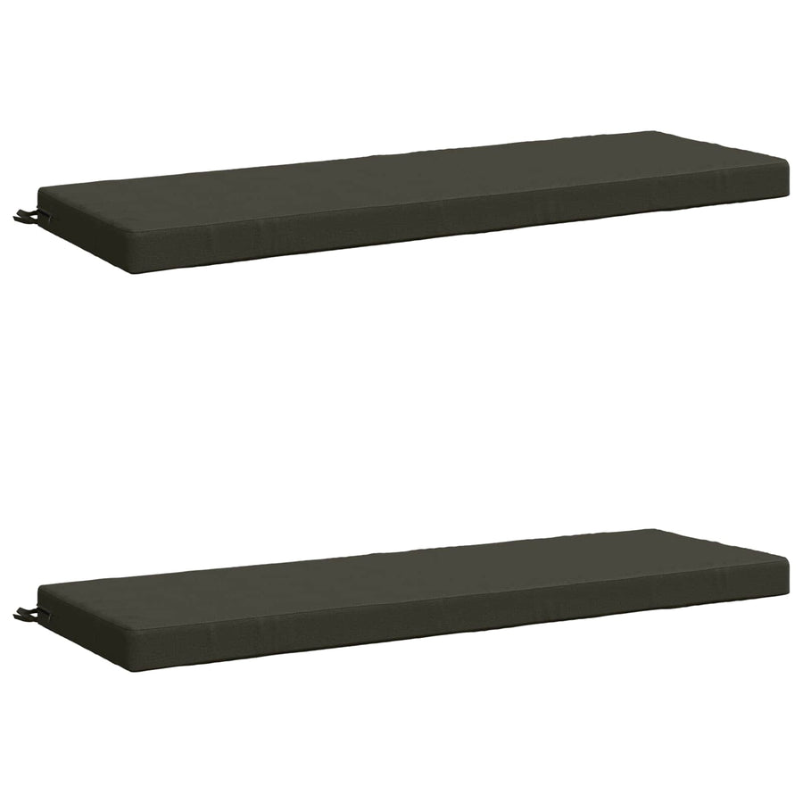 2-delige Bankkussens SOEST 2 st 100% Polyester Antraciet