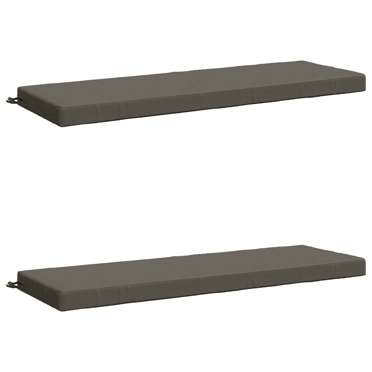 2-delige Bankkussens SOEST 2 st 100% Polyester Grijs