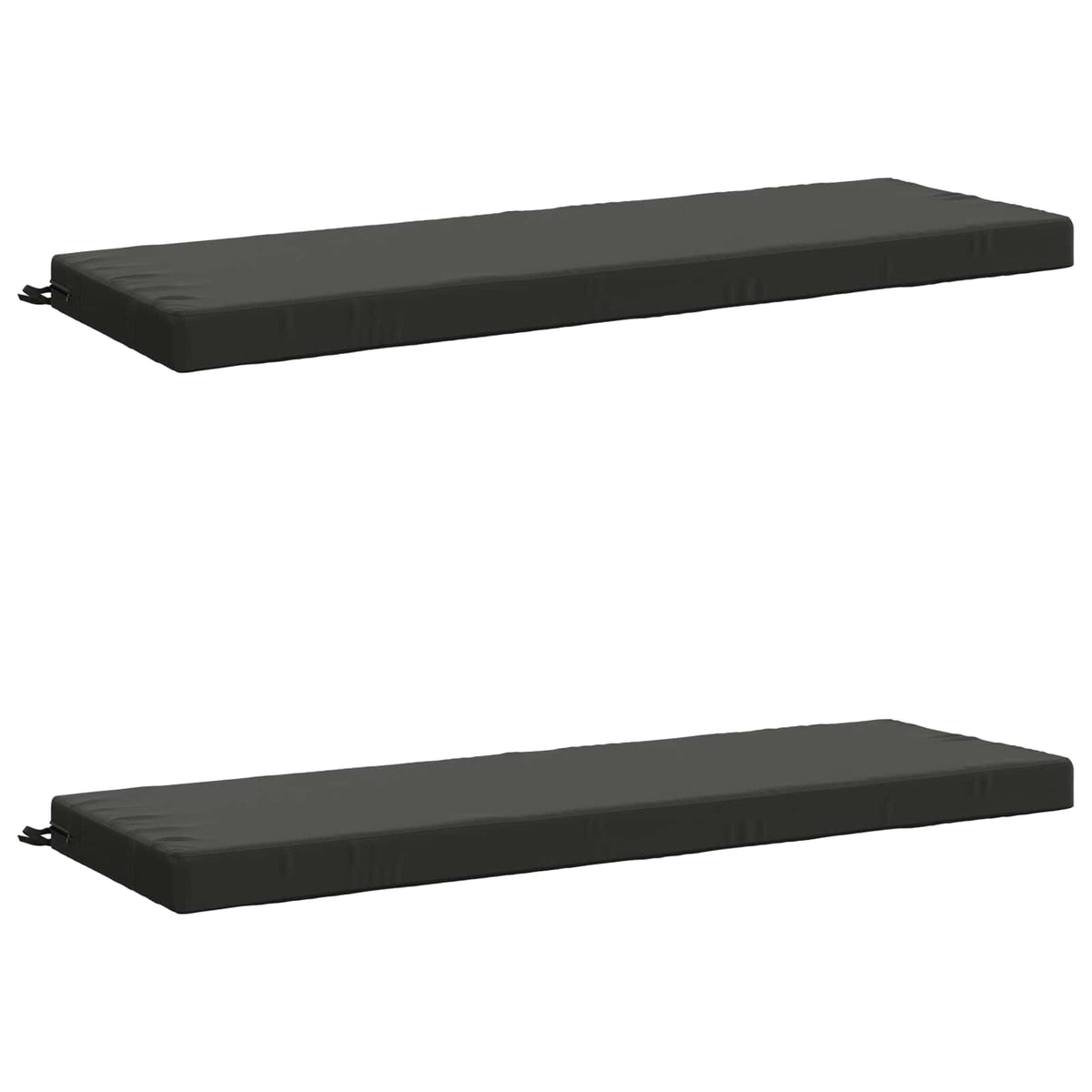 2-delige Bankkussens SOEST 2 st 100% Polyester Antraciet