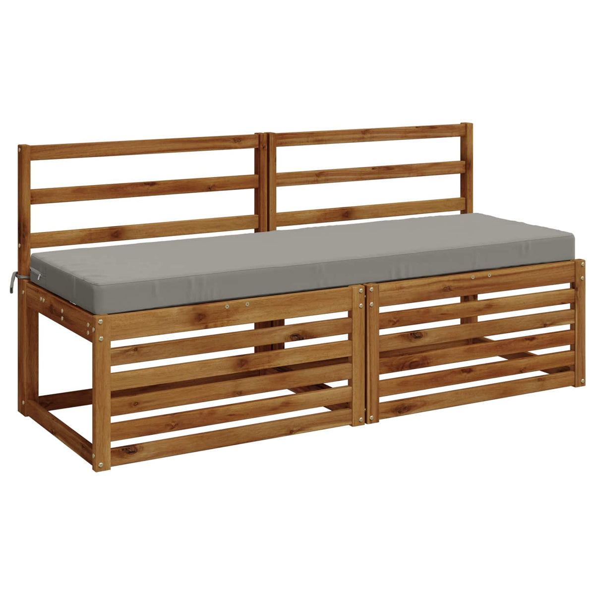 Bankkussen SOEST 100% Polyester Grijs 140 x 50 x 8 cm