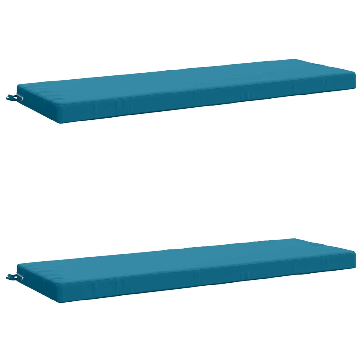 2-delige Bankkussens SOEST 2 st 100% Polyester Lichtblauw