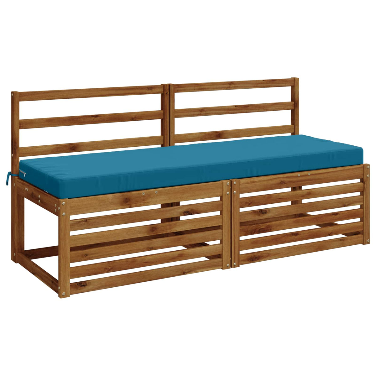 2-delige Bankkussens SOEST 2 st 100% Polyester Lichtblauw