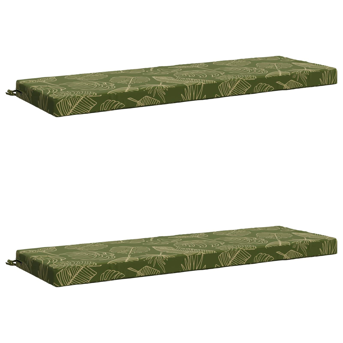 2-delige Bankkussens SOEST 2 st 100% Polyester Bladontwerp