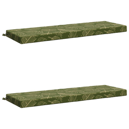 2-delige Bankkussens SOEST 2 st 100% Polyester Bladontwerp