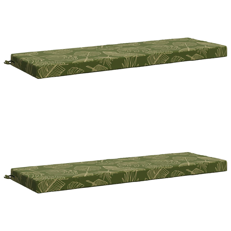 2-delige Bankkussens SOEST 2 st 100% Polyester Bladontwerp