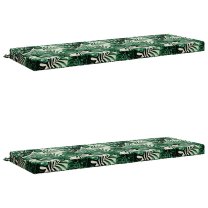 2-delige Bankkussens SOEST 2 st 100% Polyester Bladpatroon